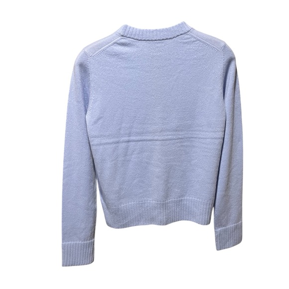 Vince Soft Periwinkle 100% Cashmere Crew Neck Sweater Medium - Picture 3 of 6